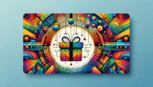 Icon featuring a gift-wrapped card with a star, symbolizing a gift card for notary services available in Texas, representing a thoughtful present for legal document notarization.